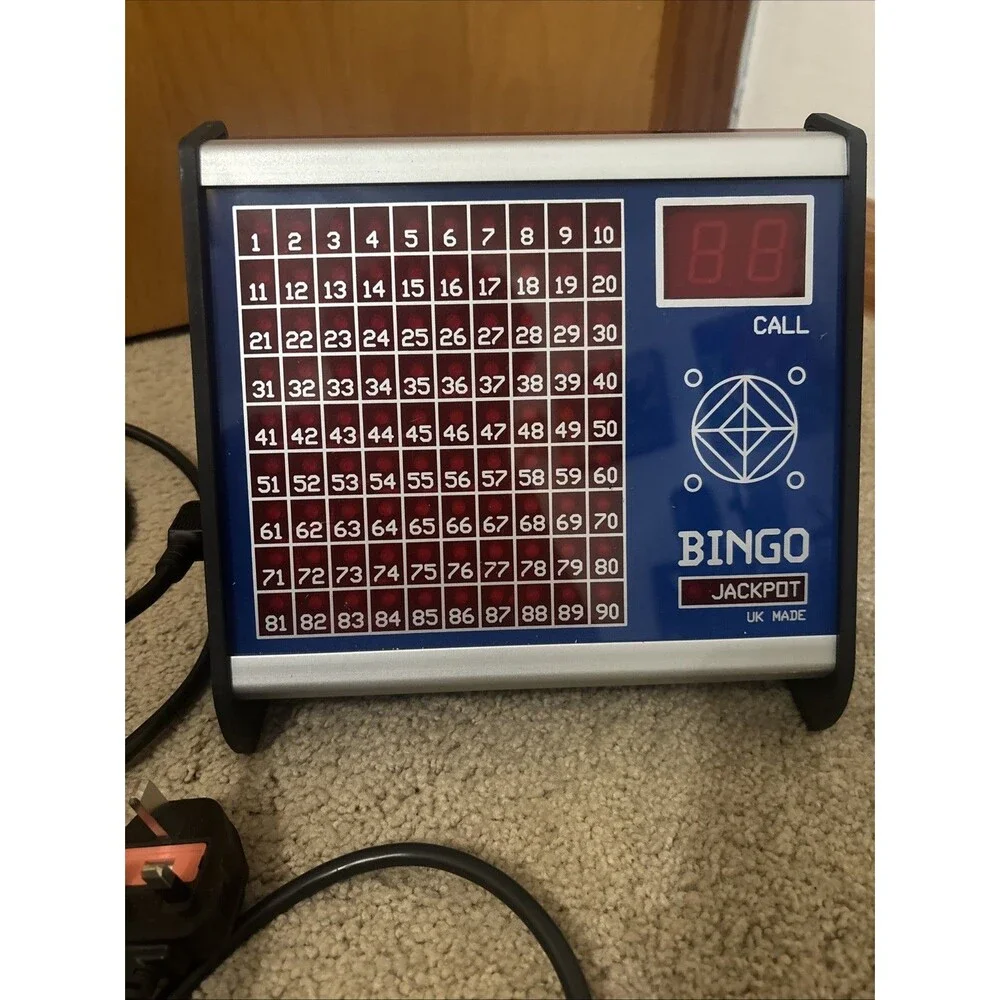 Bingola Sapphire Bingo Random Number Selector with Audience Display Panel